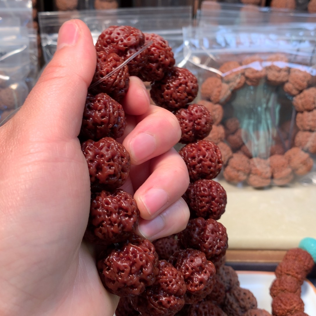 金刚菩提手串安娜蜂窝双龙23