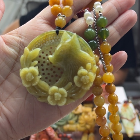 岫玉挂件未镶嵌挂件