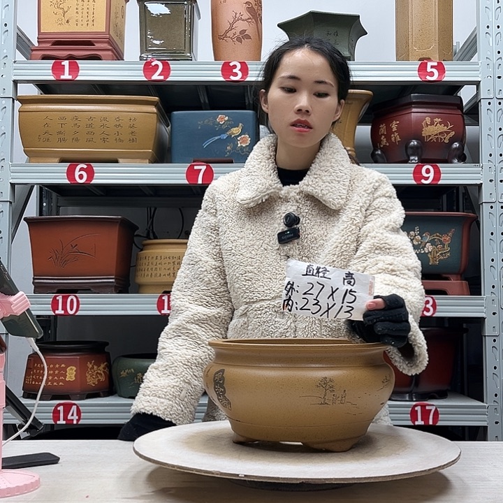 紫砂花盆紫砂花盆