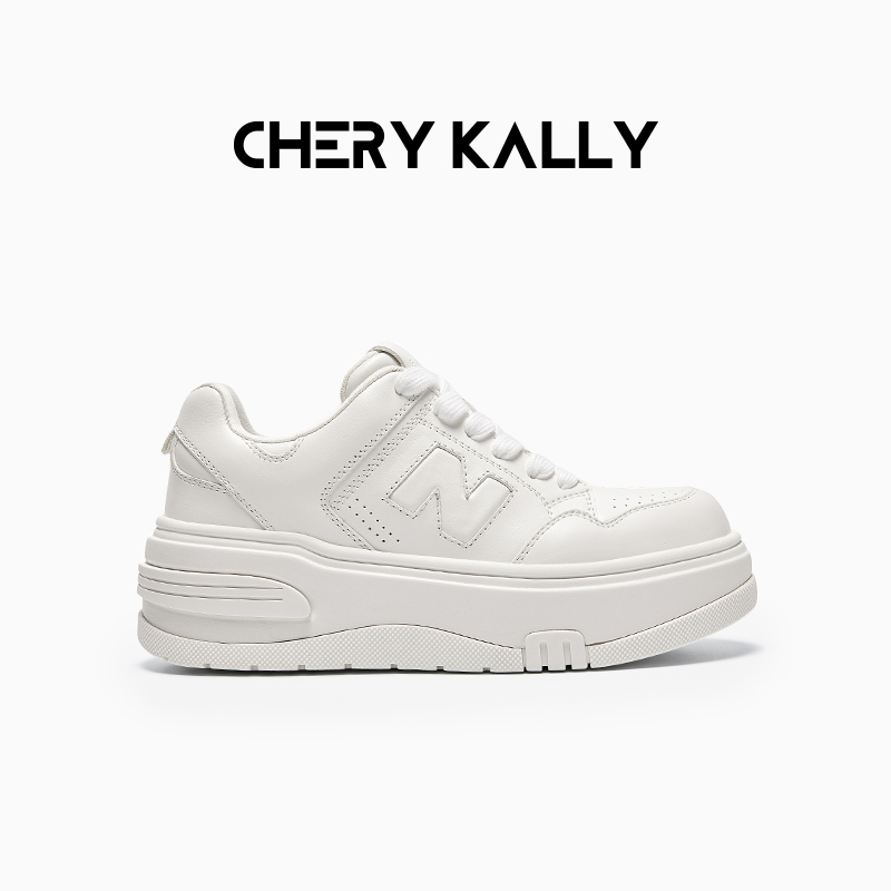 CHERY KALLY厚底透气板鞋时尚休闲鞋女鞋潮流增高运动鞋963XB5645