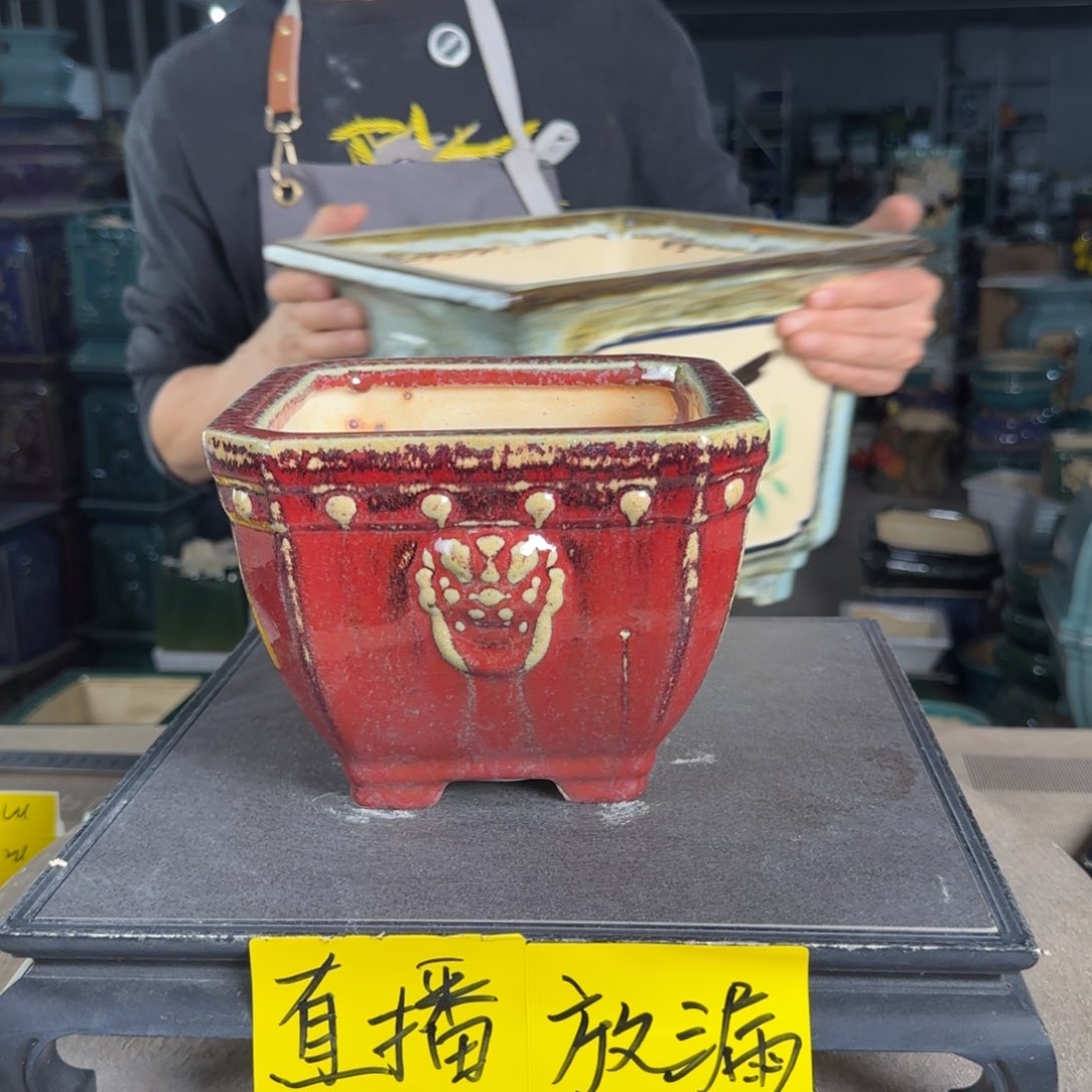 一风堂石湾陶瓷花盆