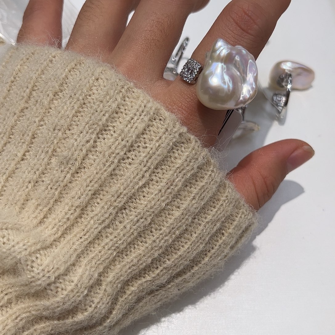 耳饰合金淡水珍珠