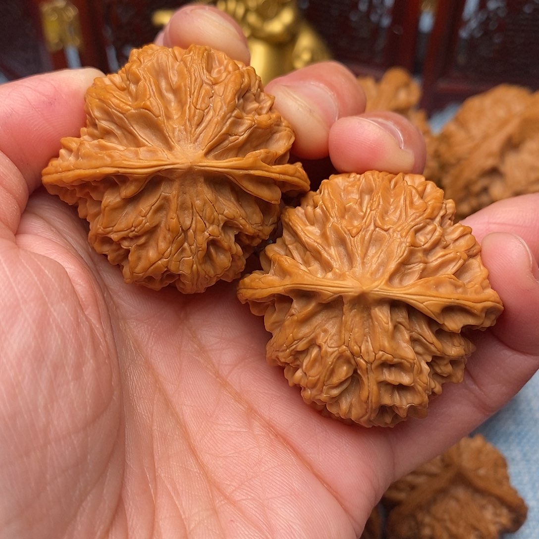 文玩核桃把件毕业精品苹果42尺