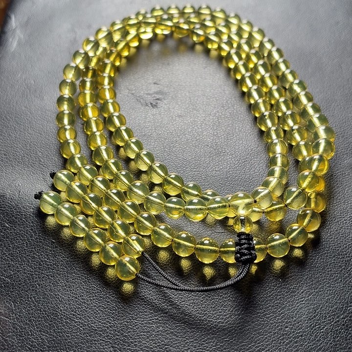 洛***6琥珀未镶嵌颈饰5+10.3g