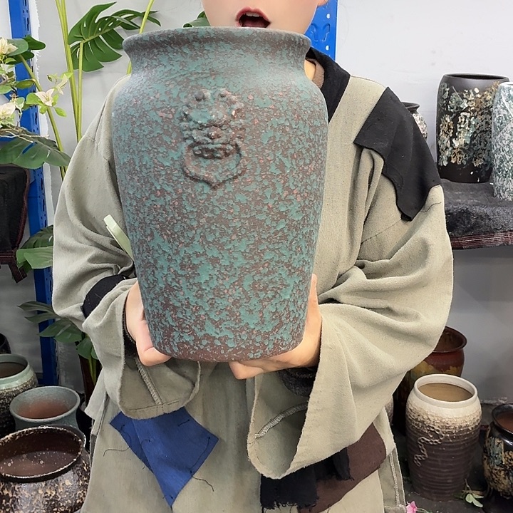 18×30 -粗陶花盆有孔-买买买