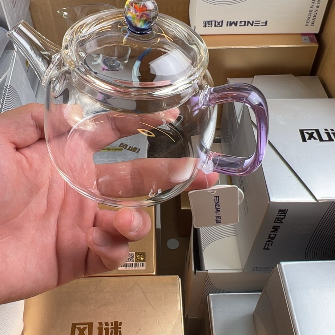 花语德悦壶紫色   茶巾