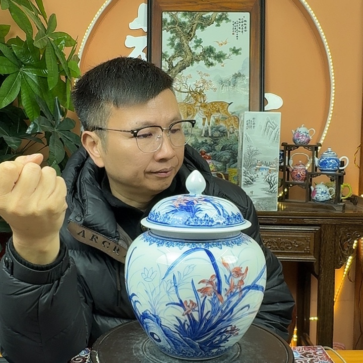 陶摆件景德镇陶瓷手工制作