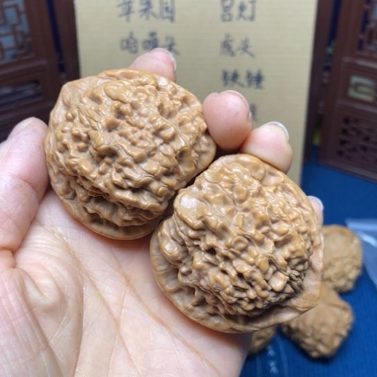 文玩核桃把件官帽46