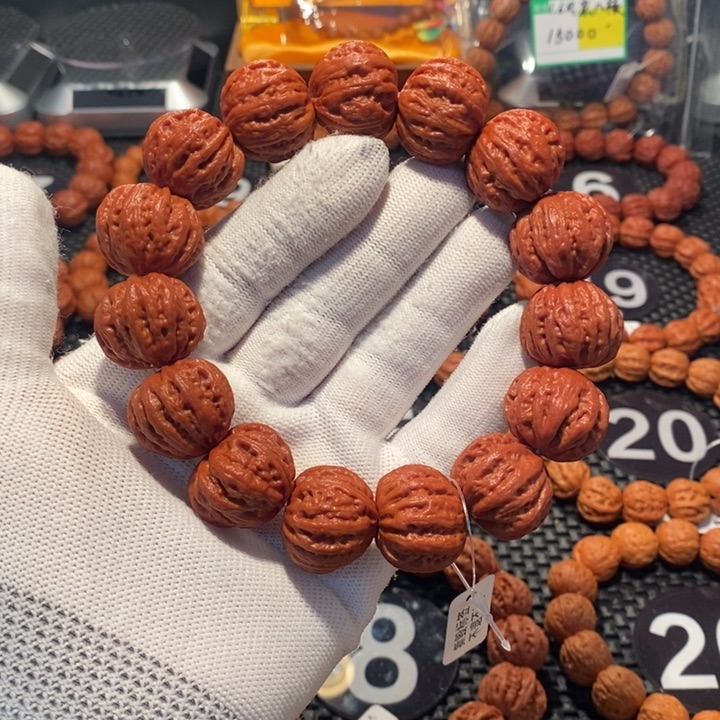 文玩核桃手串?*K核桃手串2.2尺寸全品
