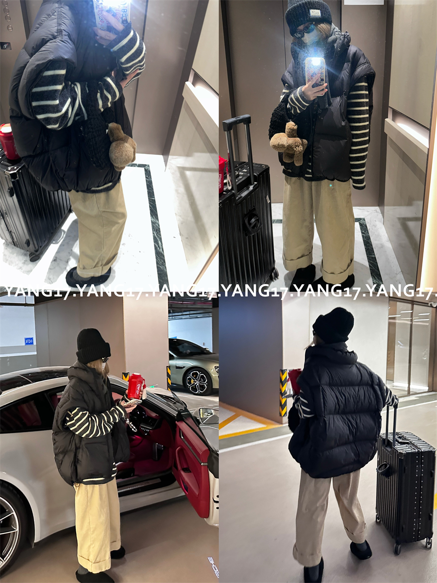 杨十七  “马尔斯小暖炉” 新国标90白鸭绒羽绒马甲无袖拉链保暖