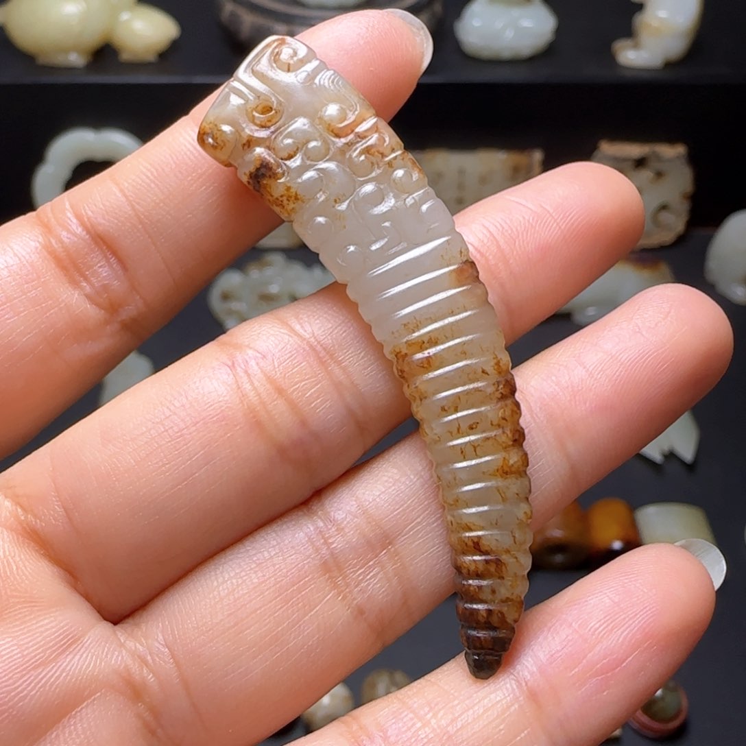 和田玉吊坠(不含链)未镶嵌