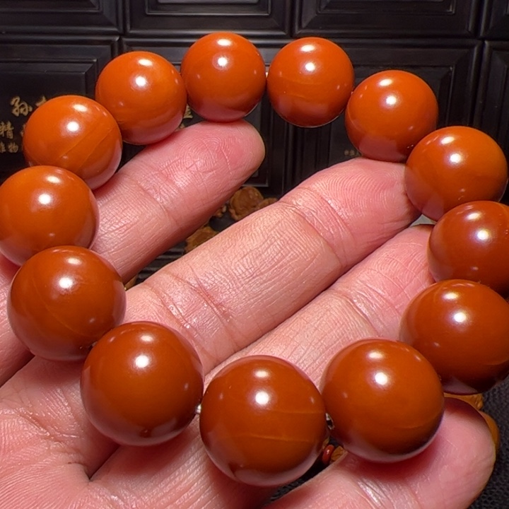 故***1手串橄榄核正圆手串