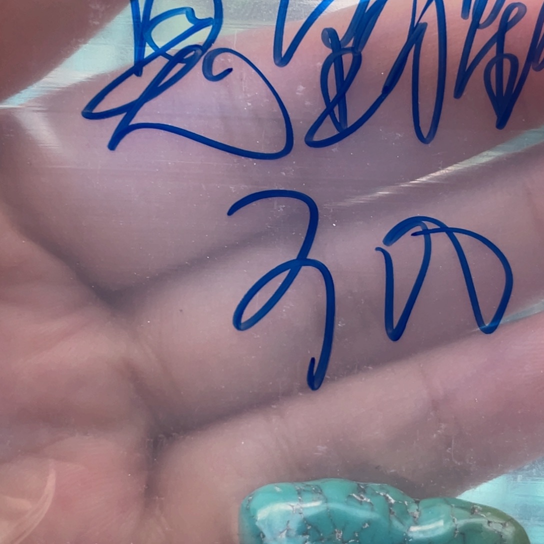 臭***球绿松石未镶嵌挂件