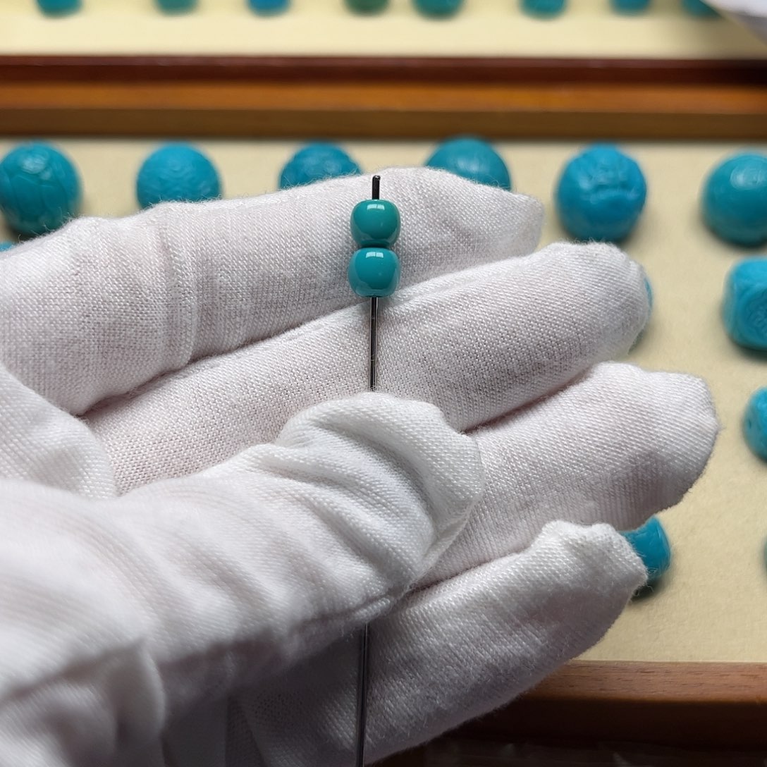 绿松石未镶嵌天然原矿绿松石无镶嵌老型5.3