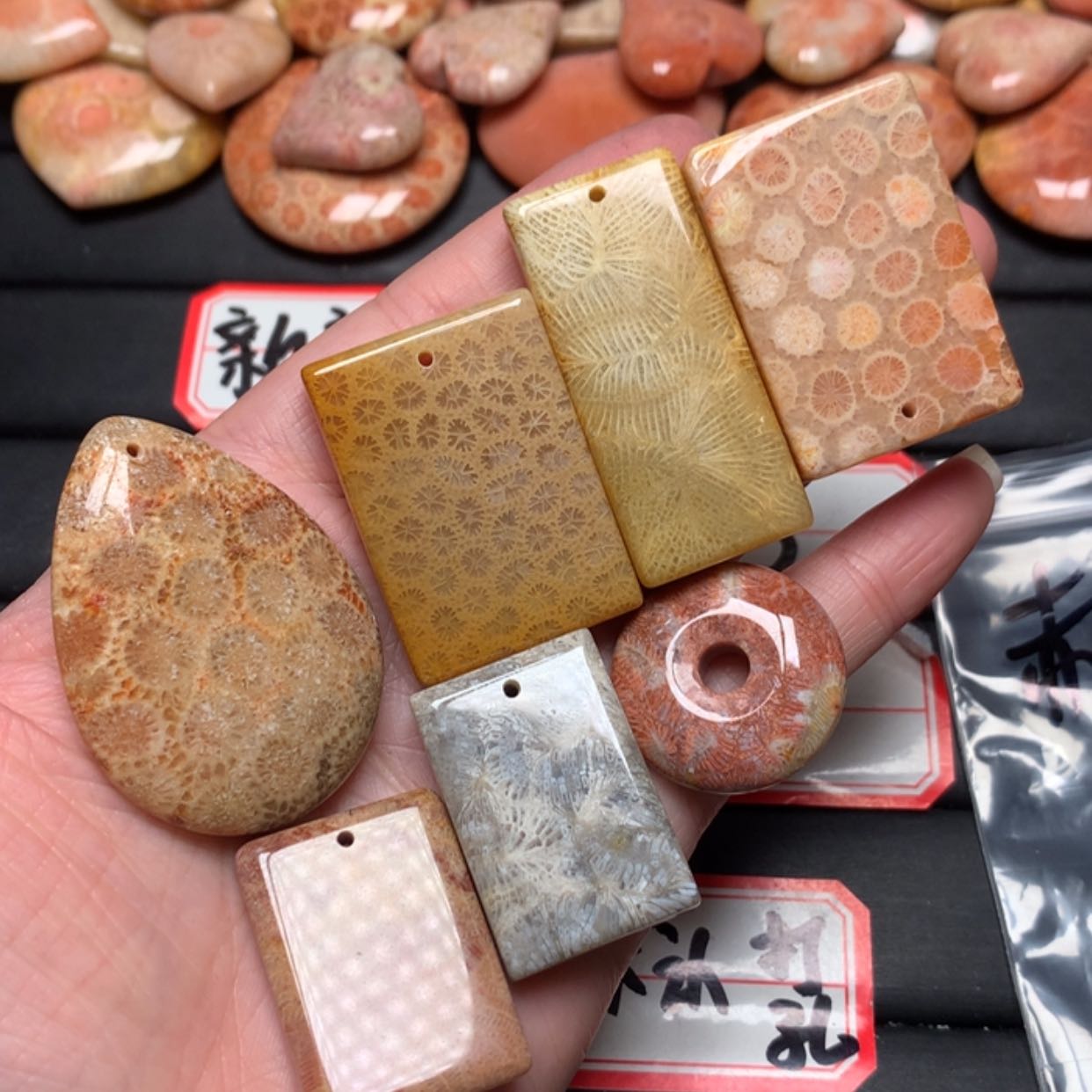 【闪购商品】硅化玉颈饰未镶嵌郝*子