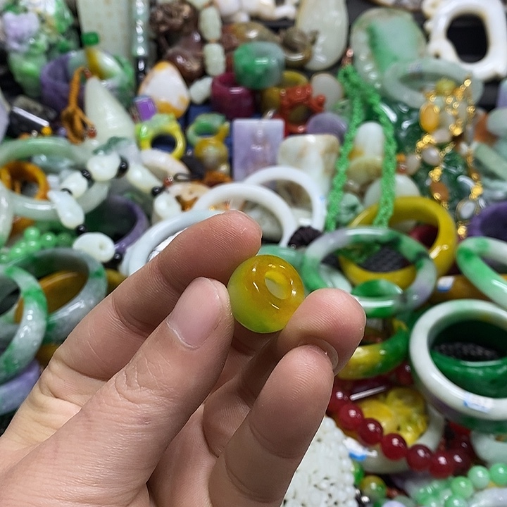 颈饰未镶嵌翡翠缅甸翡翠首饰配饰