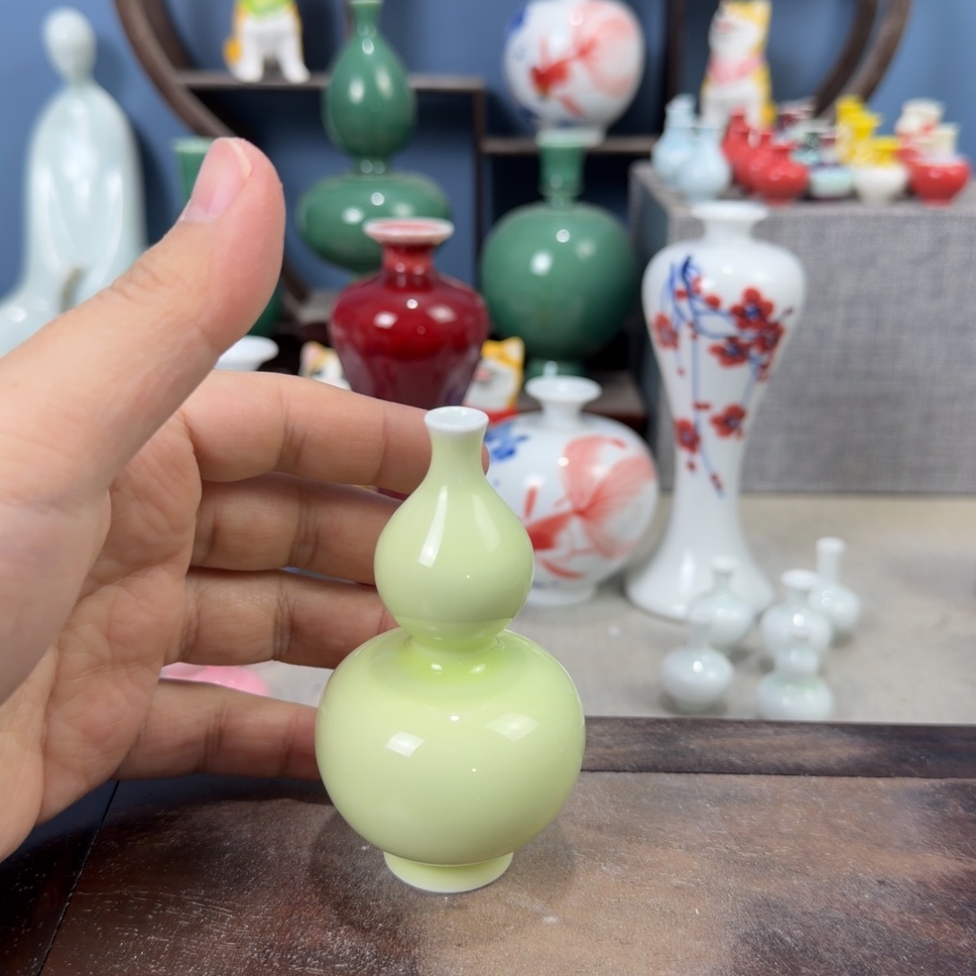 陶瓷手工小花器摆件
