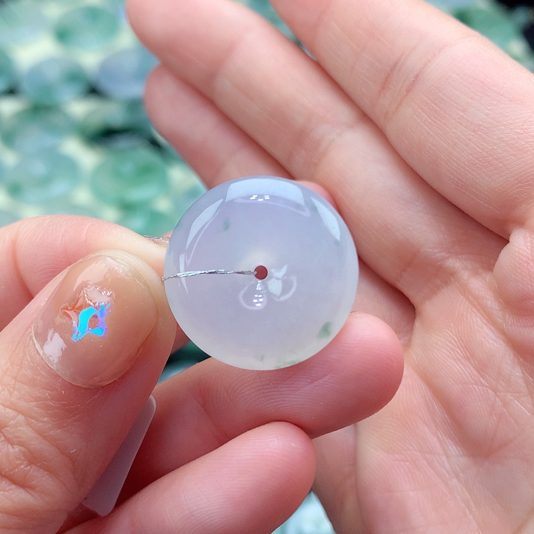 翡翠颈饰未镶嵌尺寸20/6.0