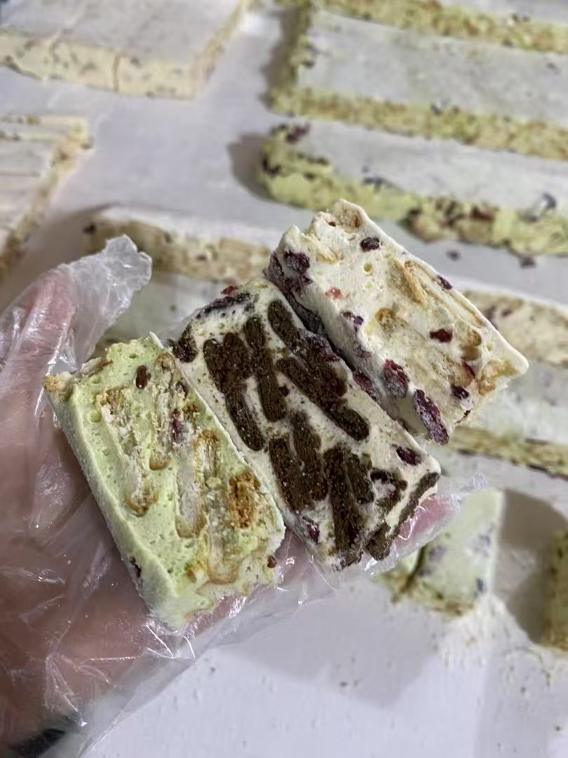 雪花酥纯手工制作三种口味美味点心追剧解馋零食