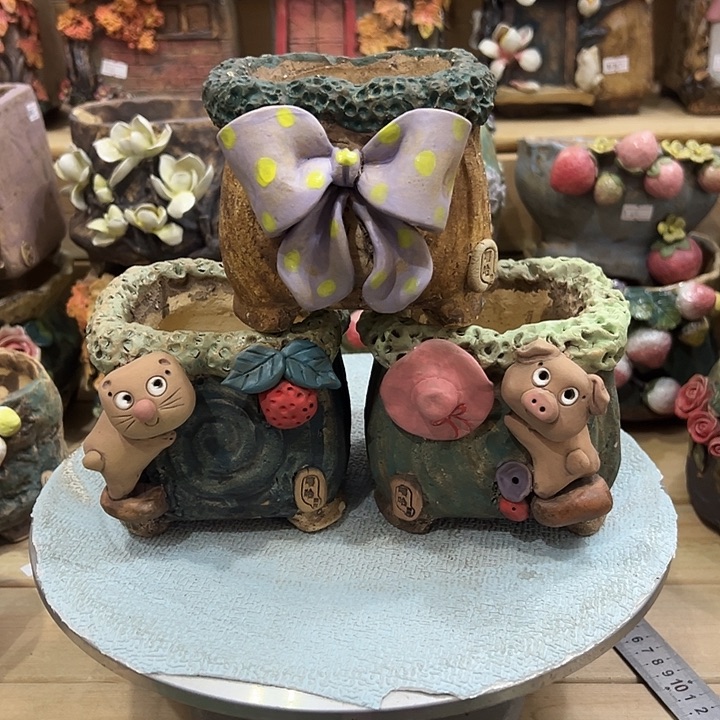 ʚ***美嘻哈微瑕多肉花盆百搭