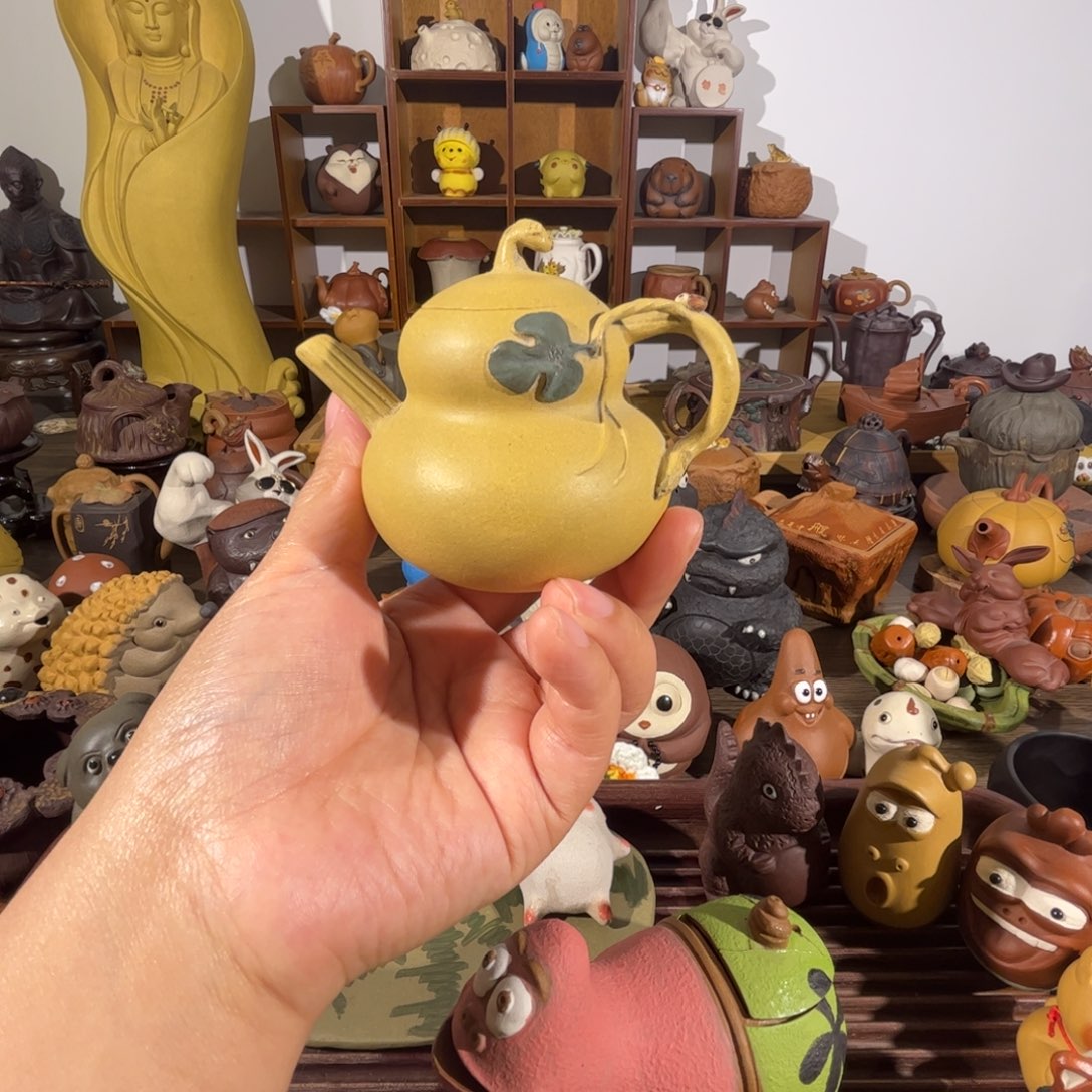 紫砂茶壶纯手工制作过程非常