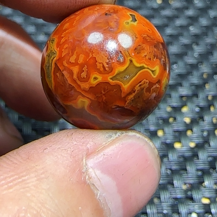 小***蜂玛瑙/玉髓未镶嵌吊坠