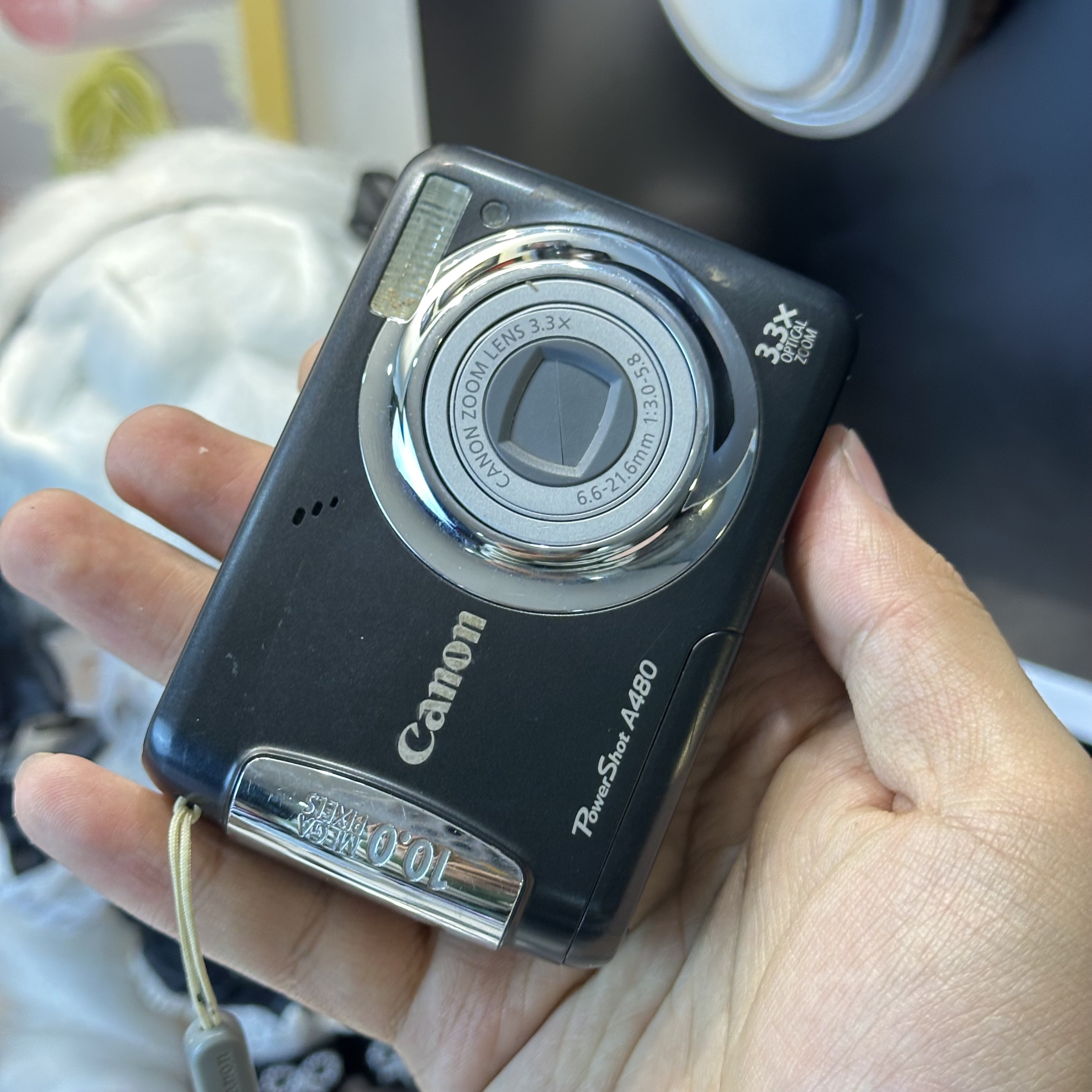 9新 Canon/佳能 佳能a480人像神器冷白皮五号电池供电带配件