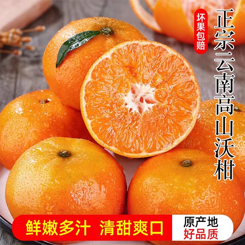 云南沃柑新鲜水果整箱应季桔子5斤沃橘产地直发