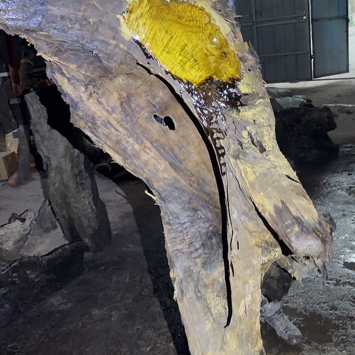 云***士乌木金丝楠摆件毛料