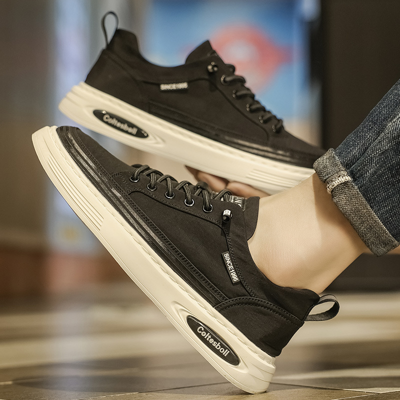 夏季男鞋网面透气百搭休闲青少年跑步运动增高轻便男款潮流鞋