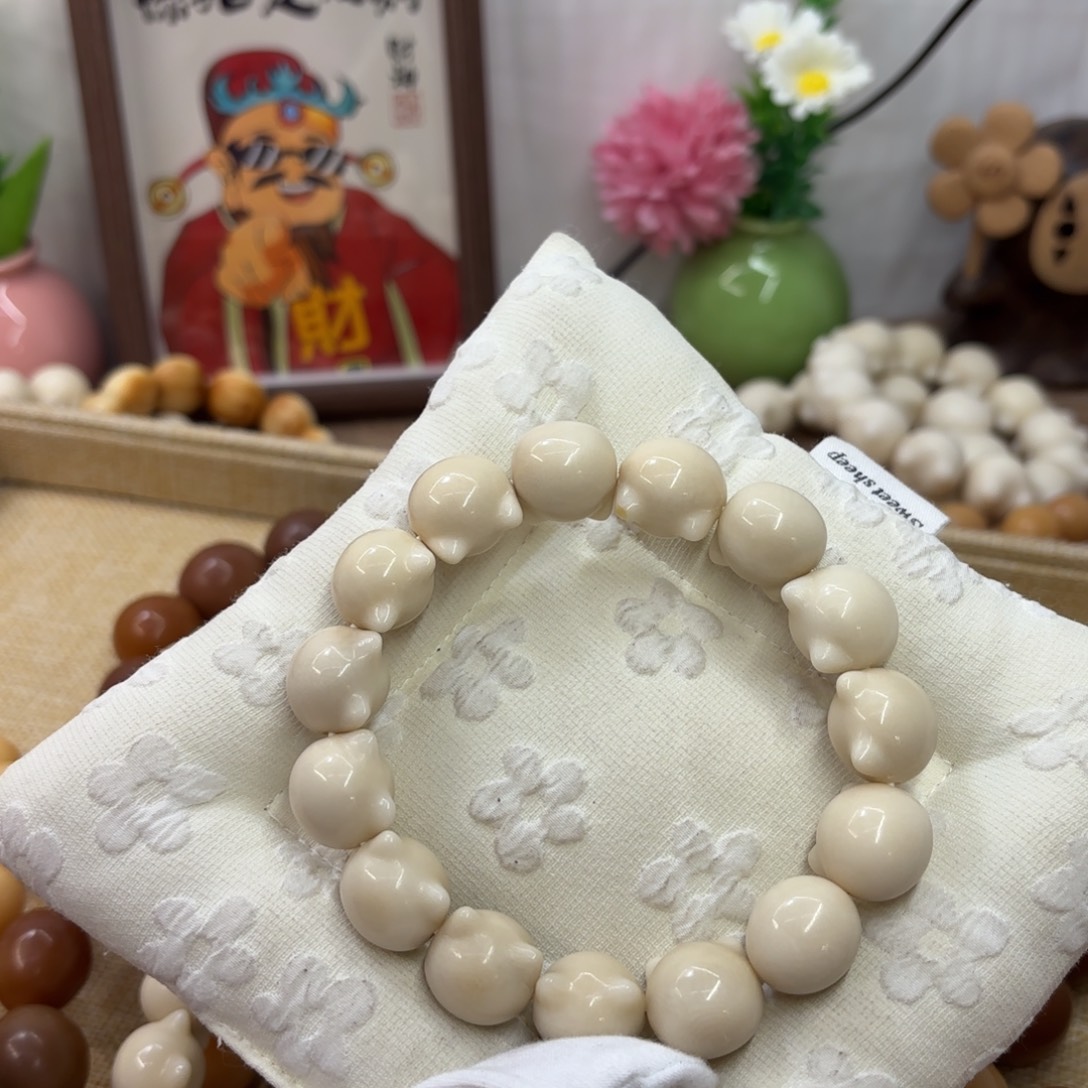 吊坠菩提根/象牙果17牙果机抛猫头默认瑕925