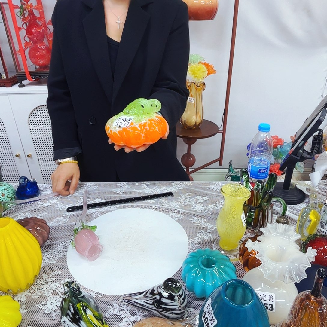 3217 安妮家居琉璃摆件不完美