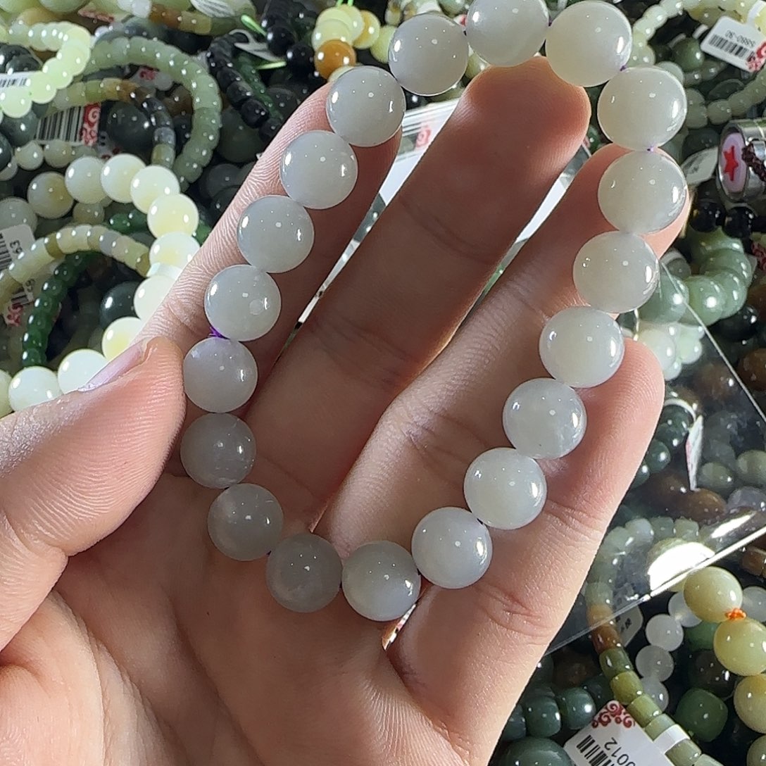 和田玉手链未镶嵌6