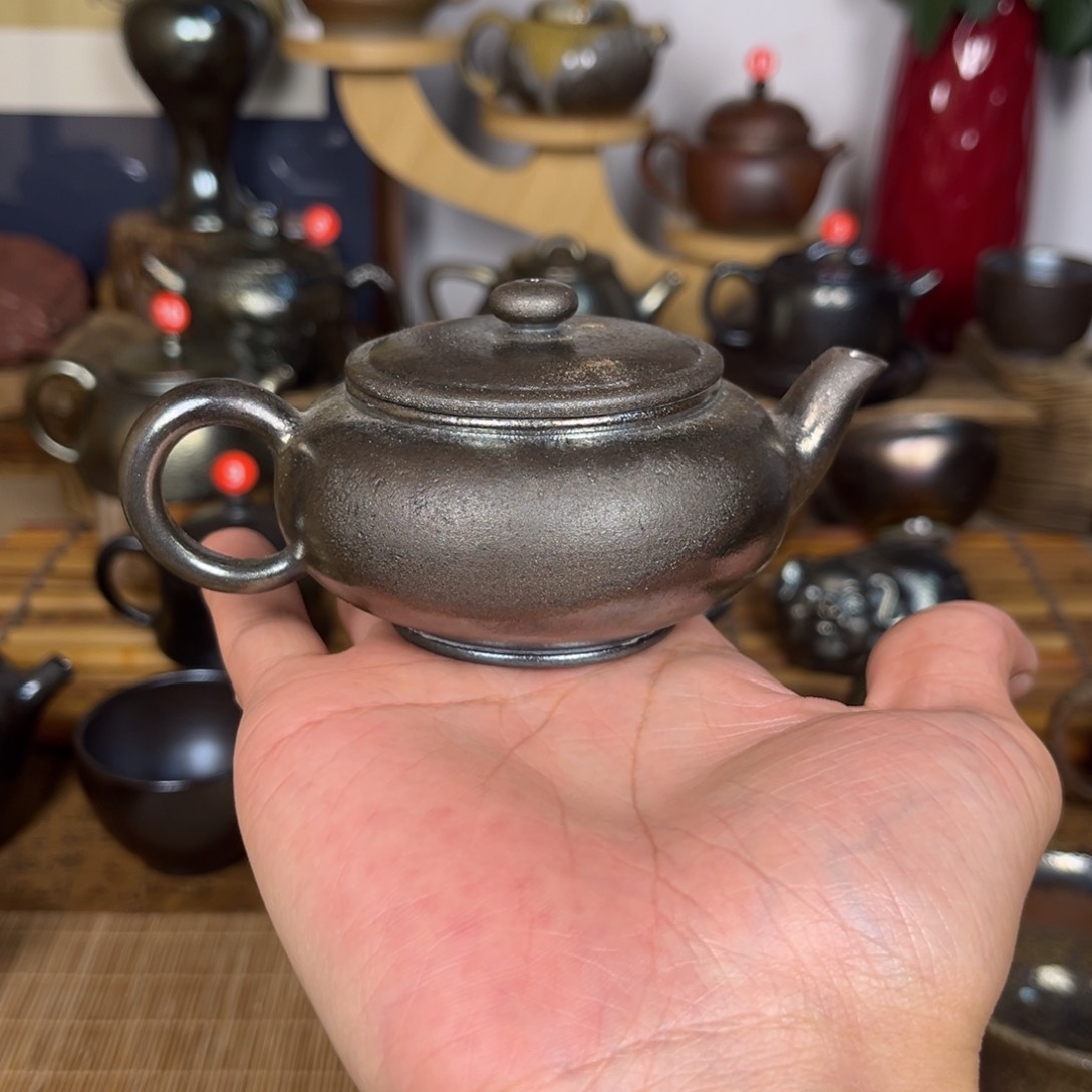 壶建水紫陶紫泥柴烧120cc特价