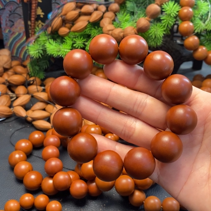 西***人橄榄核手串1.95尺寸光珠