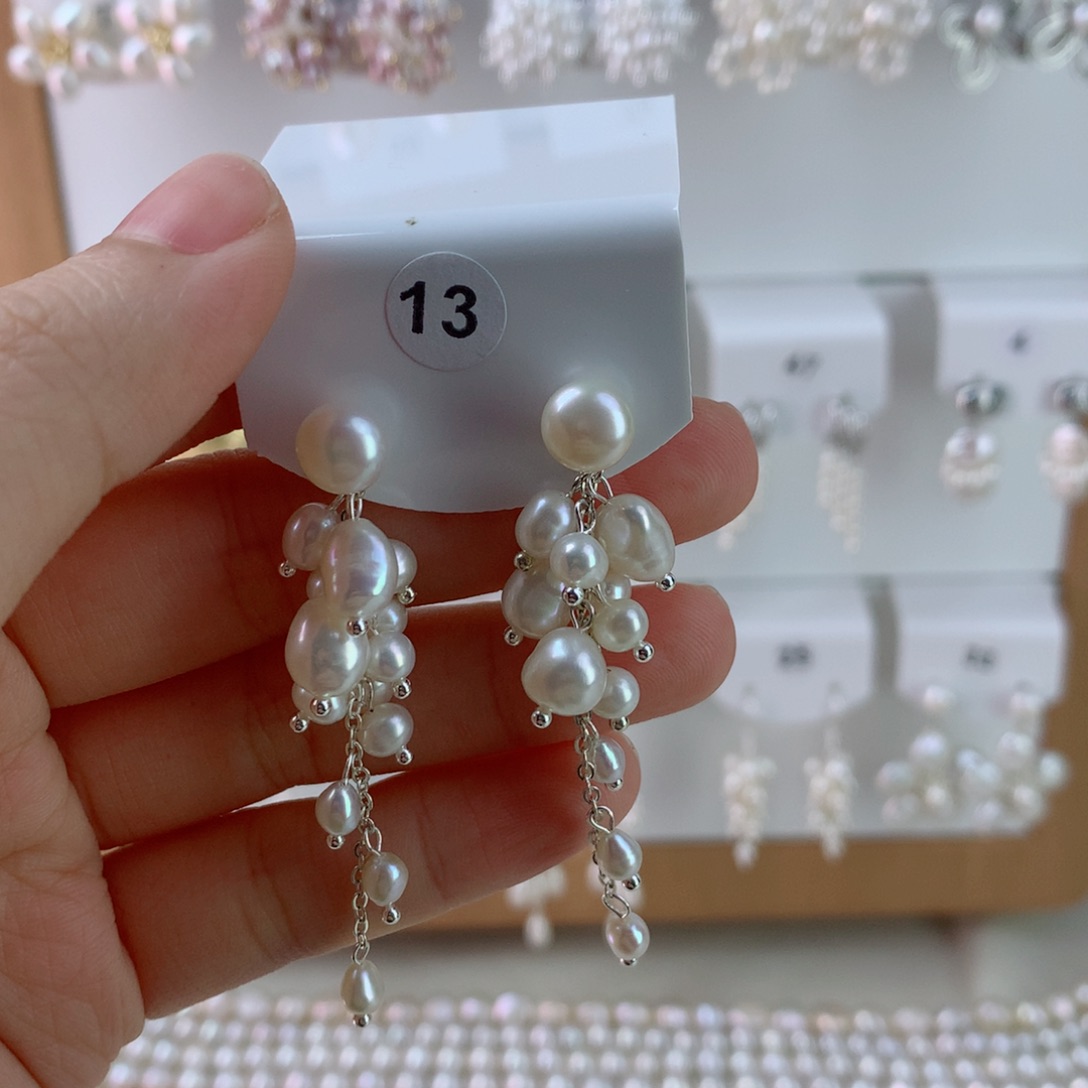 未镶嵌耳饰淡水珍珠