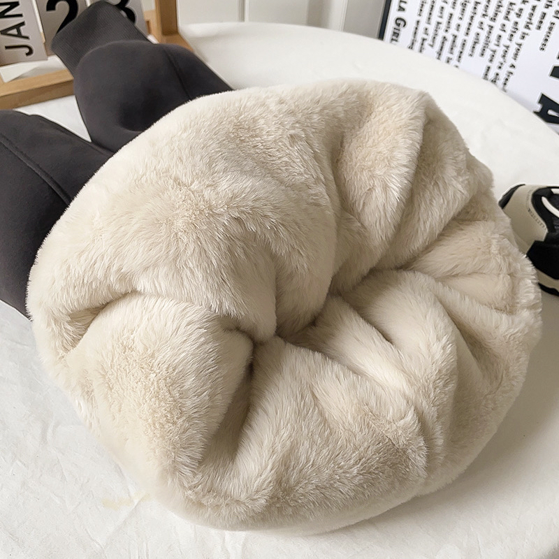 【850克特厚抗寒-25°一条过冬】仿兔毛儿童加厚冬季特厚棉裤