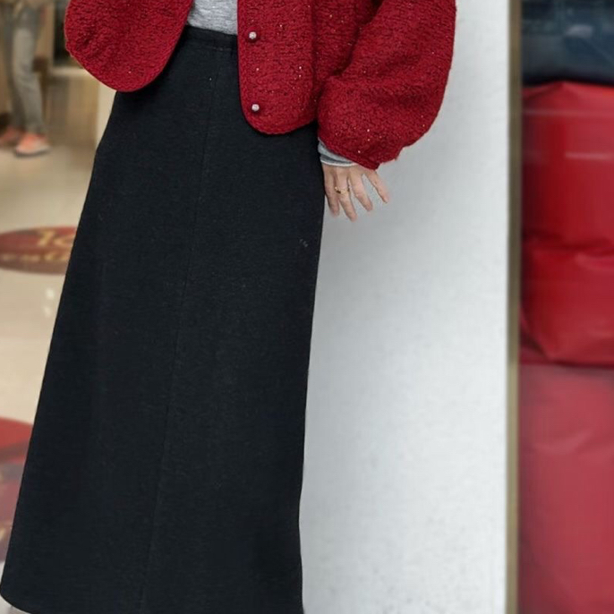 可路莎冬款百款半裙