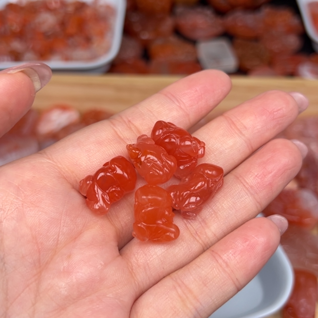 银***织南红玛瑙未镶嵌吊坠(不含链)