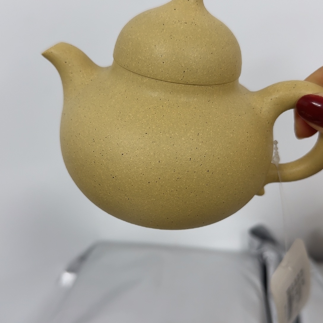 紫砂茶壶黄龙山原矿本绿350