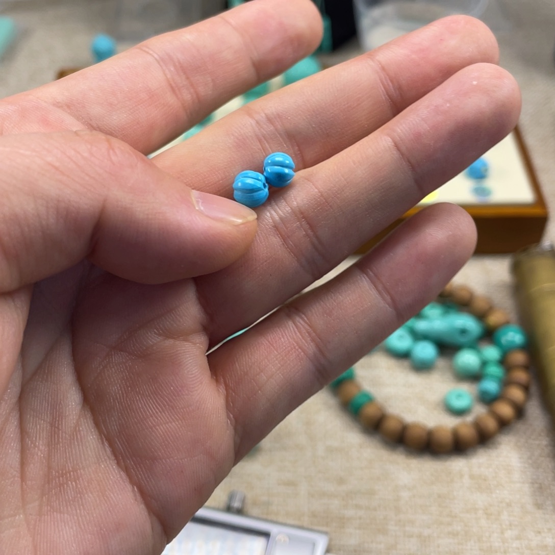 原生态湖北矿小配饰，直径6