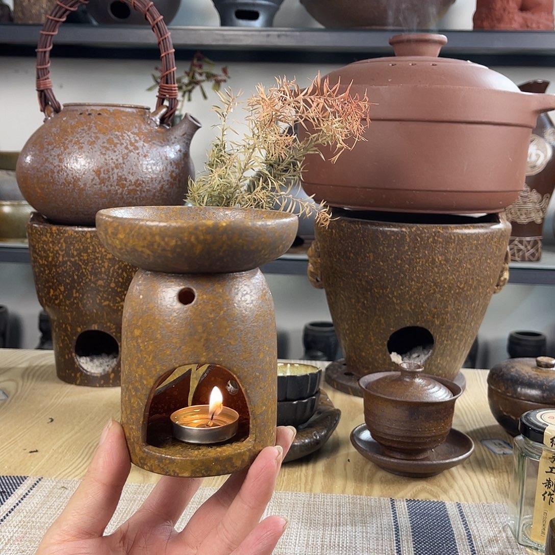 紫砂粗陶实用砂锅