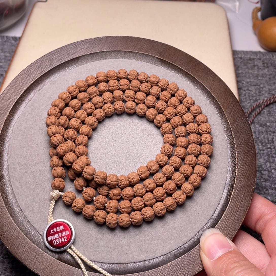 手串金刚菩提德梅朵头货佛手108尺寸6.5➕