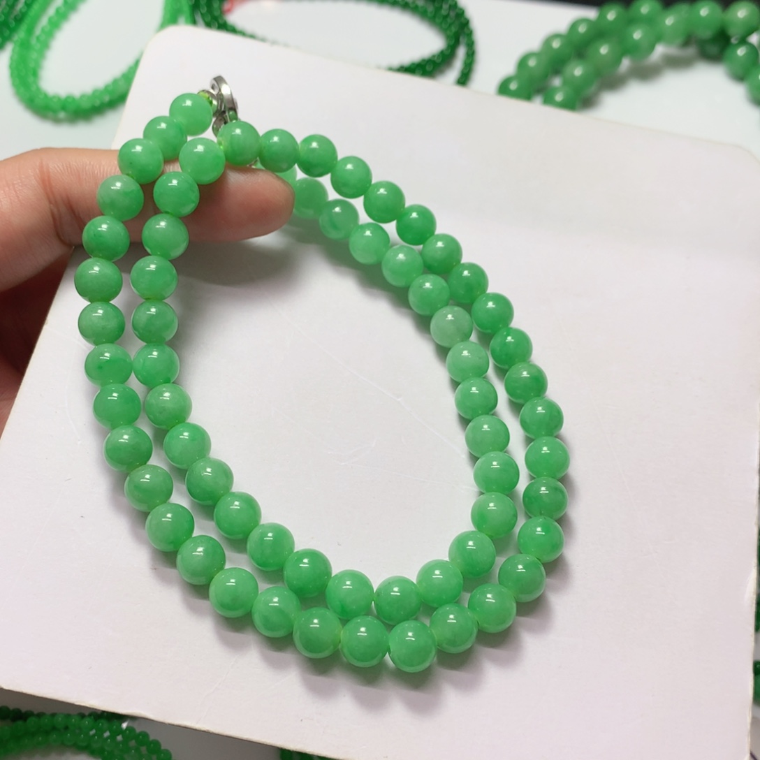 翡翠未镶嵌颈饰缅甸翡翠