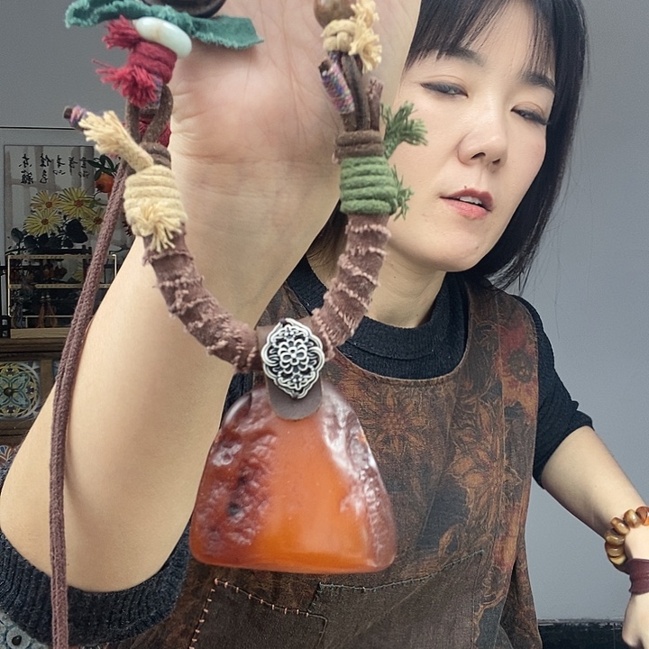 蜜蜡项链未镶嵌项链