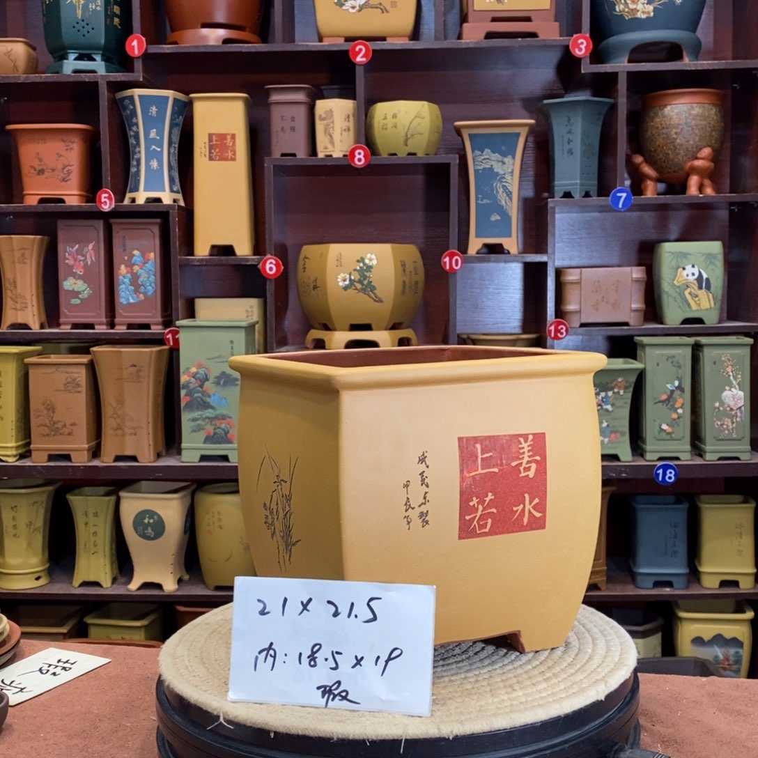 紫砂花盆紫砂艺术