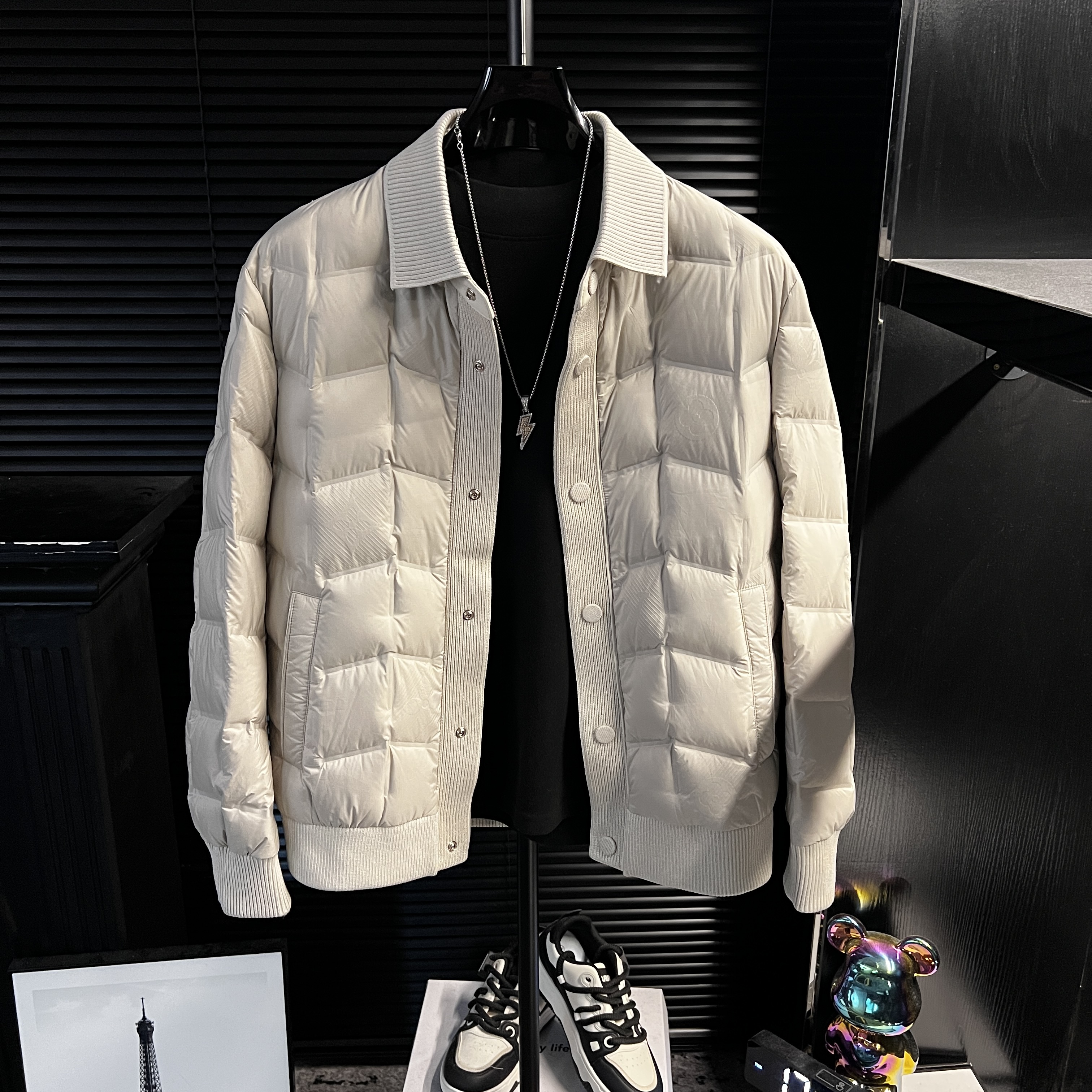 MZ-老钱风男士夹克外套棉服