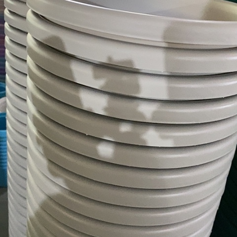 树脂四季5号微瑕灰白无托10个