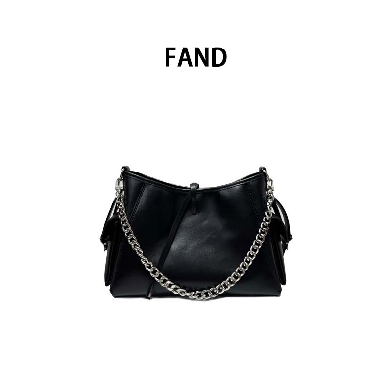 A363 FAND· 通勤复古高级单肩斜挎大包【黑武士】