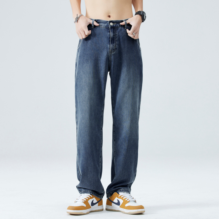 【财】男士四季 默认瑕疵 休闲裤牛仔裤宽松直筒 直播链接